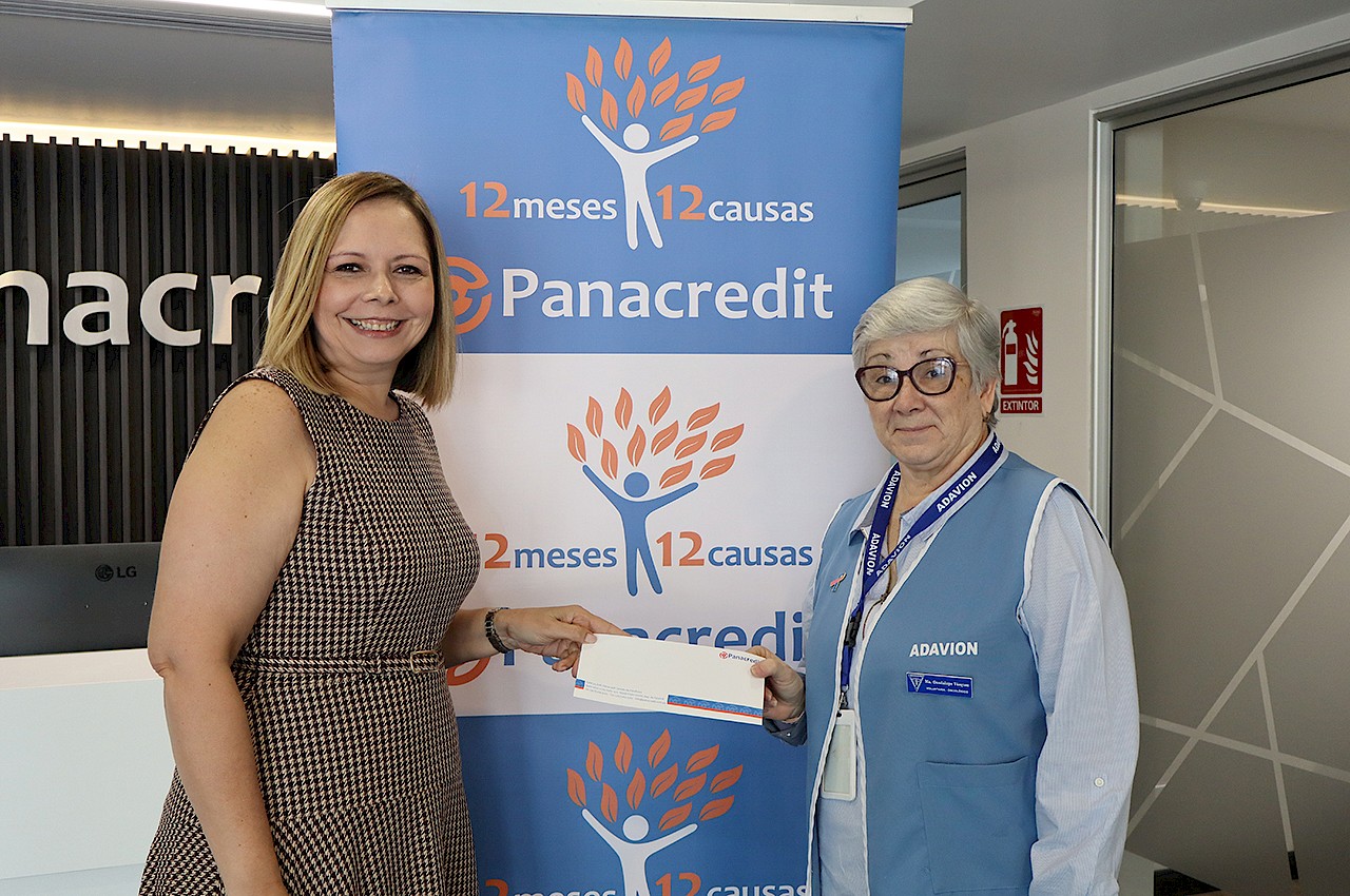 Panacredit reafirma su compromiso solidario junto a ADAVION